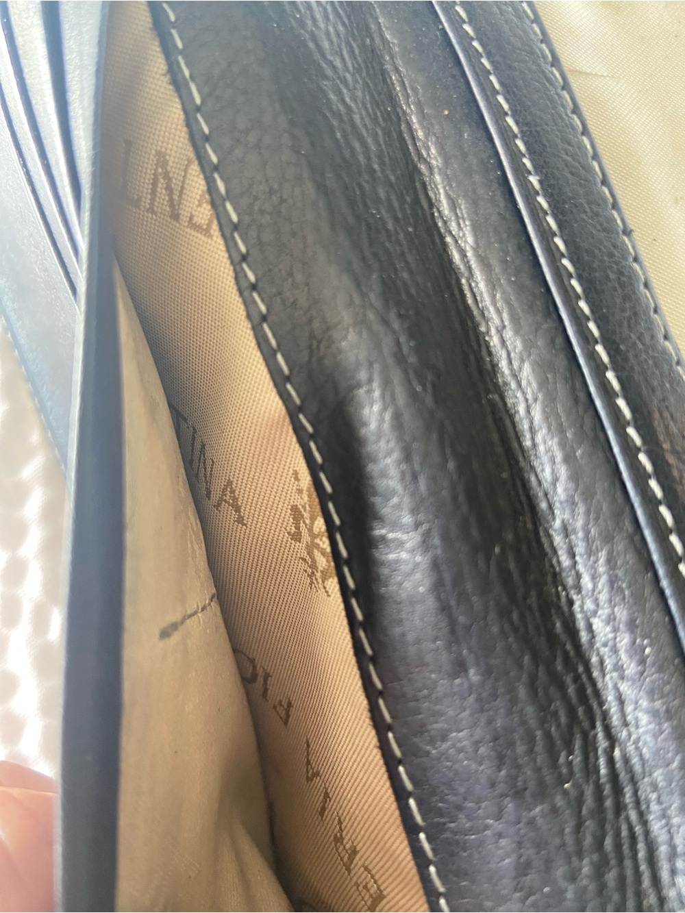Cuoieria Fiorentina Black Genuine Leather Accessories Wallet - Picture 4 of 11
